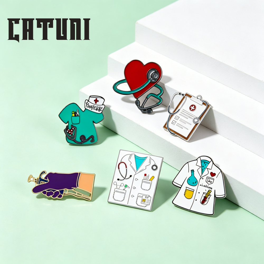 Medical Lab Book - Medical Nurse Laboratory Enamel Pin Collection