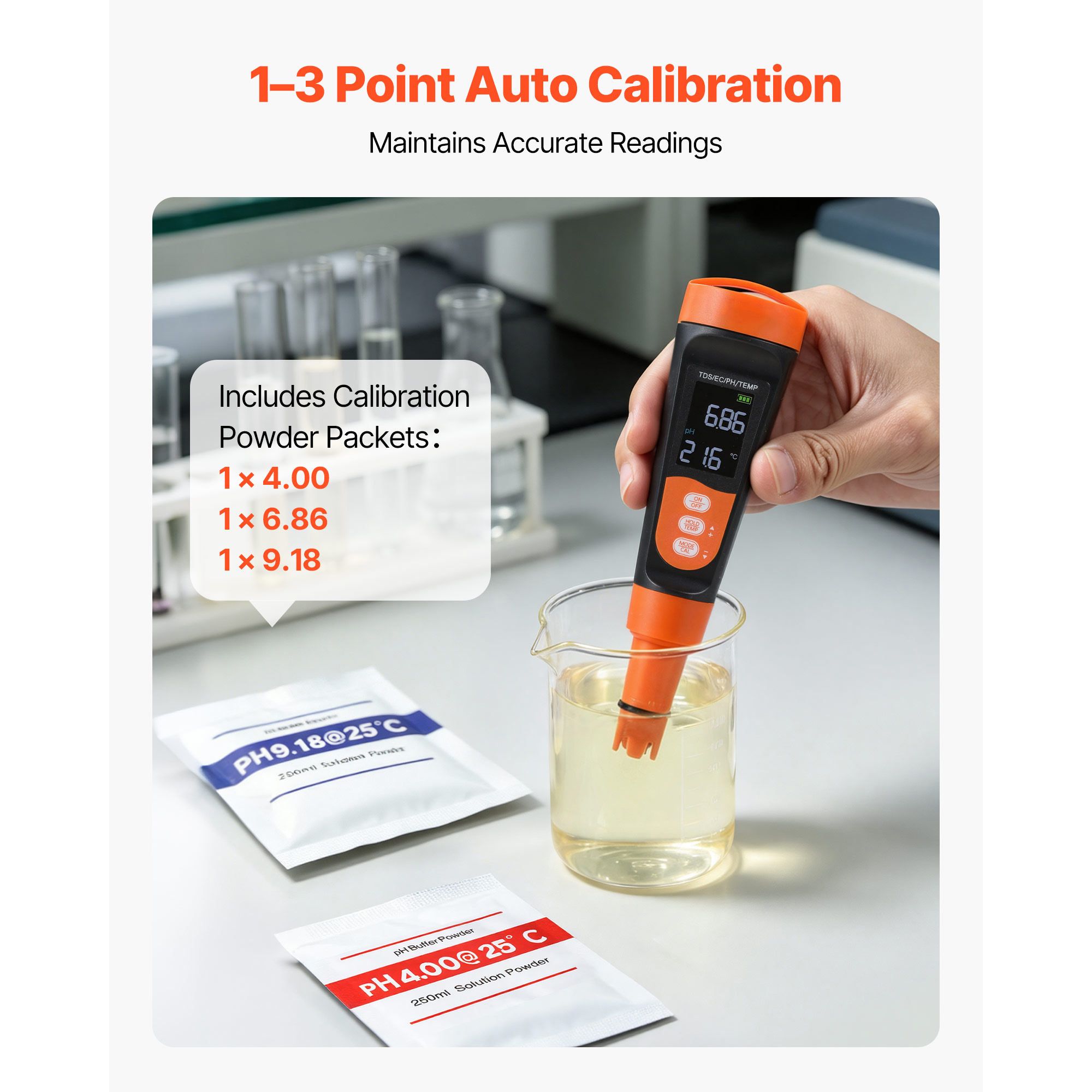 Ph Meter - pH Meter, Accurate pH/EC (Conductivity)/TDS (ppm)