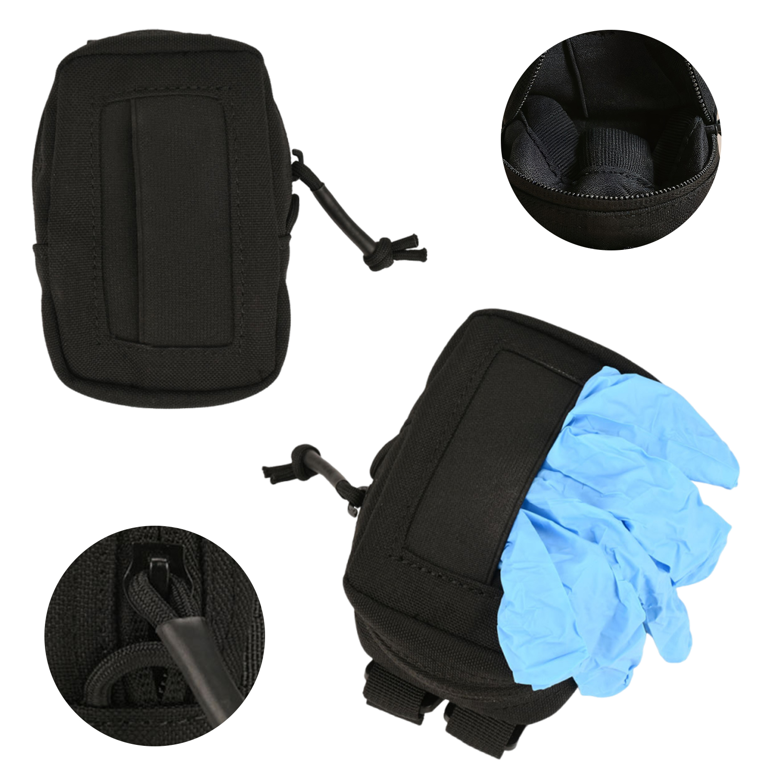 Disposable Gloves Nitrile - Tactical Disposable Glove Pouch Nylon Belt
