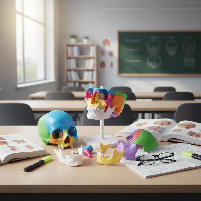 Medical Lab Study - Anatomy Cranium Replica 1:1 Scale For