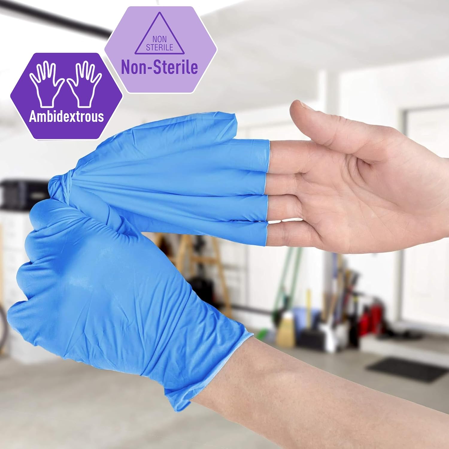 Nitrile/Vinyl Blend Exam Glove - Disposable Gloves Nitrile 评论和价格