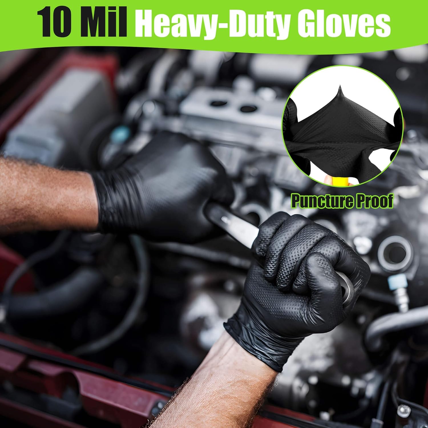 10 Mil Nitrile Gloves Large -  - Disposable Gloves Nitrile 评论和价格