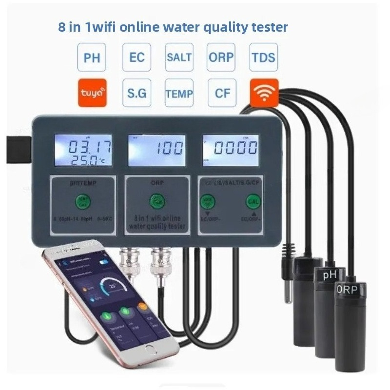 Wifi 8 IN 1 Salinity Ph Meter  - Ph Meter 评论和价格
