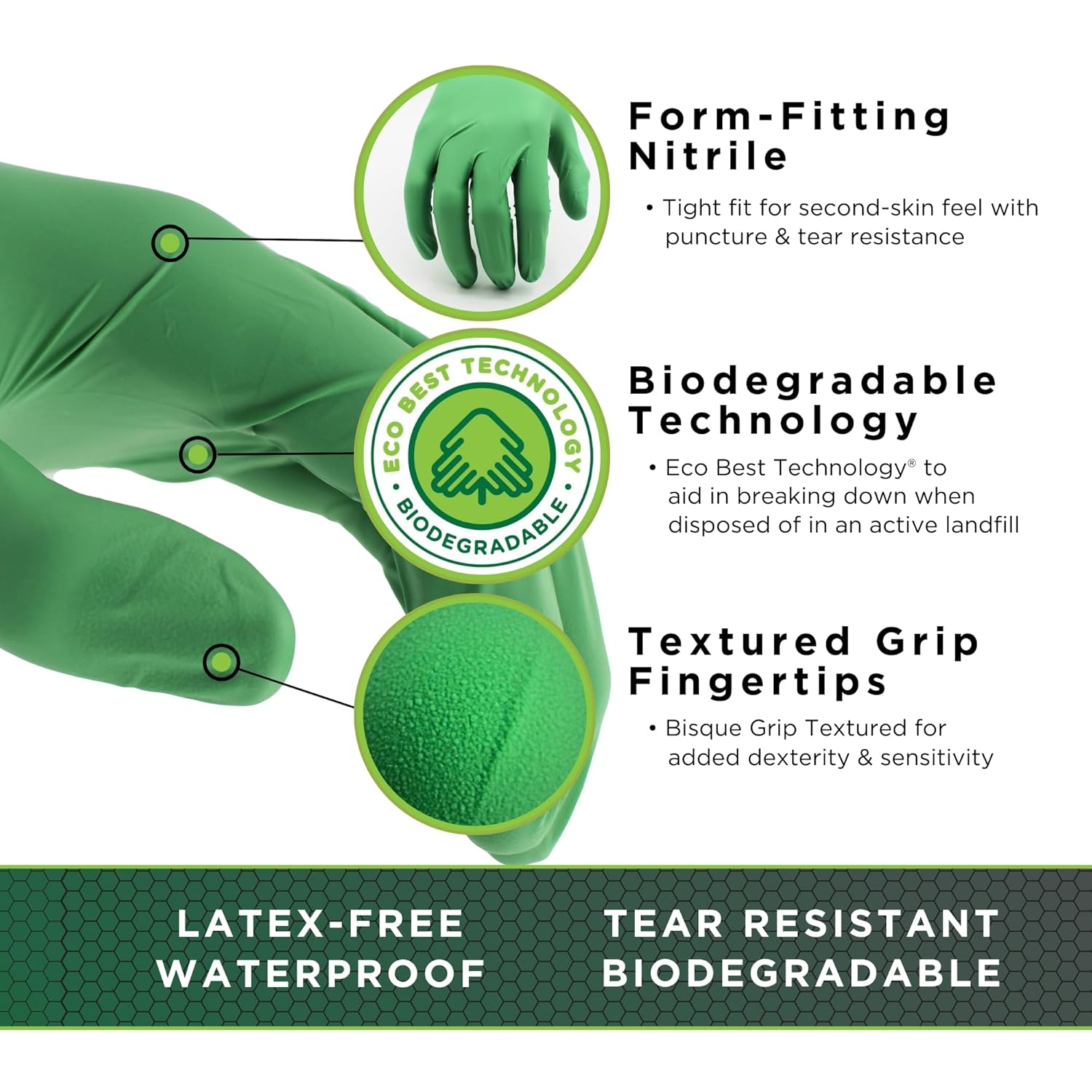 Eco-Friendly Nitrile Disposabl - Disposable Gloves Nitrile 评论和价格
