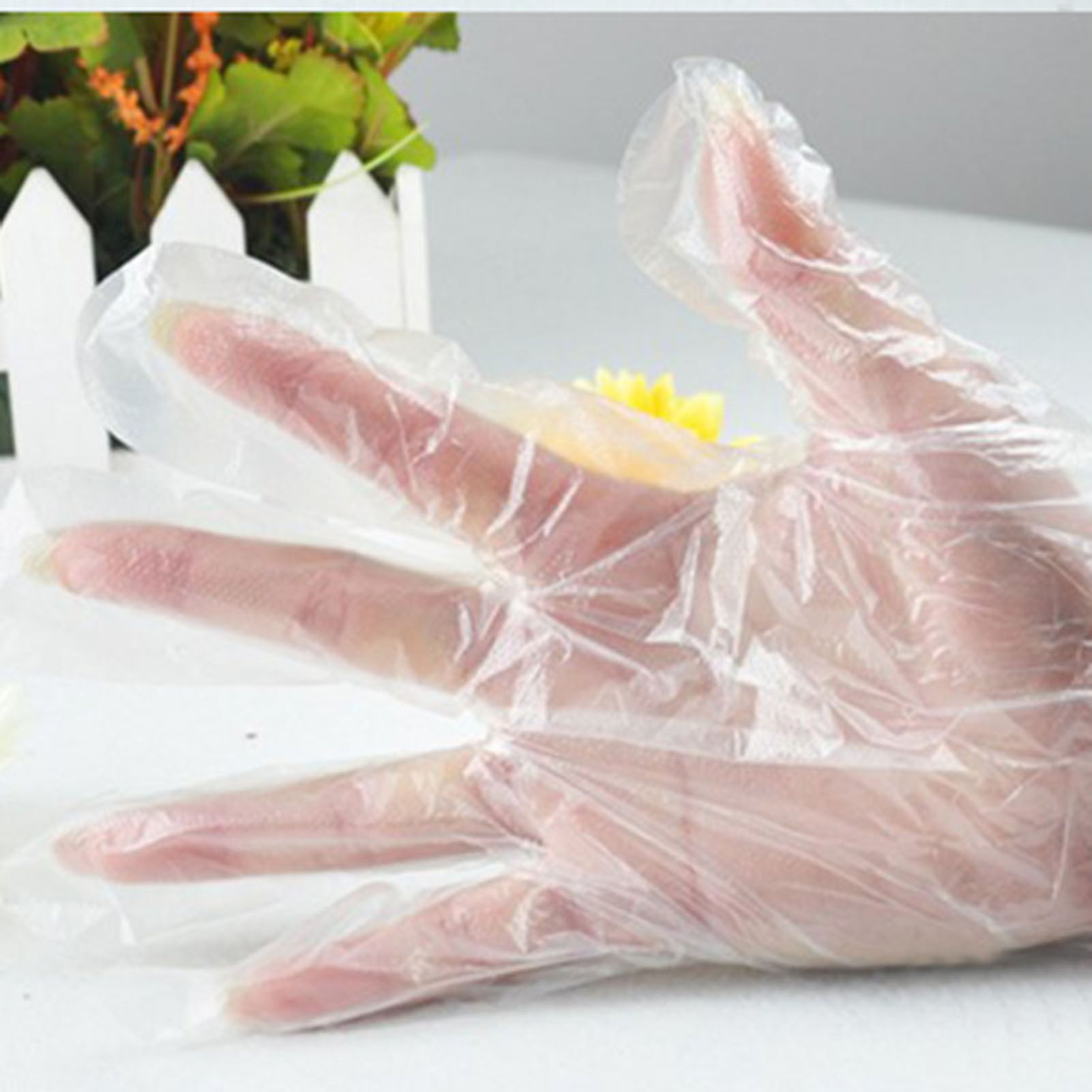 Wholesale 100pcs Plastic Dispo - Disposable Gloves Nitrile 评论和价格