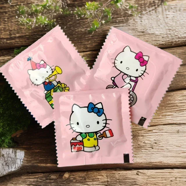 100pcs Sanrio Hello Kitty Kawa - Disposable Gloves Nitrile 评论和价格