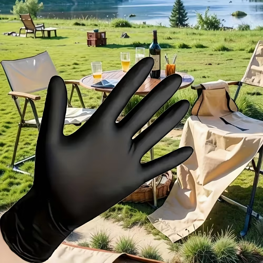 100Pcs Disposable Nitrile Glov - Disposable Gloves Nitrile 评论和价格