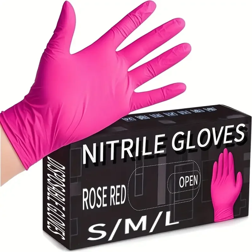 Fuchsia Nitrile Disposable Glo - Disposable Gloves Nitrile 评论和价格