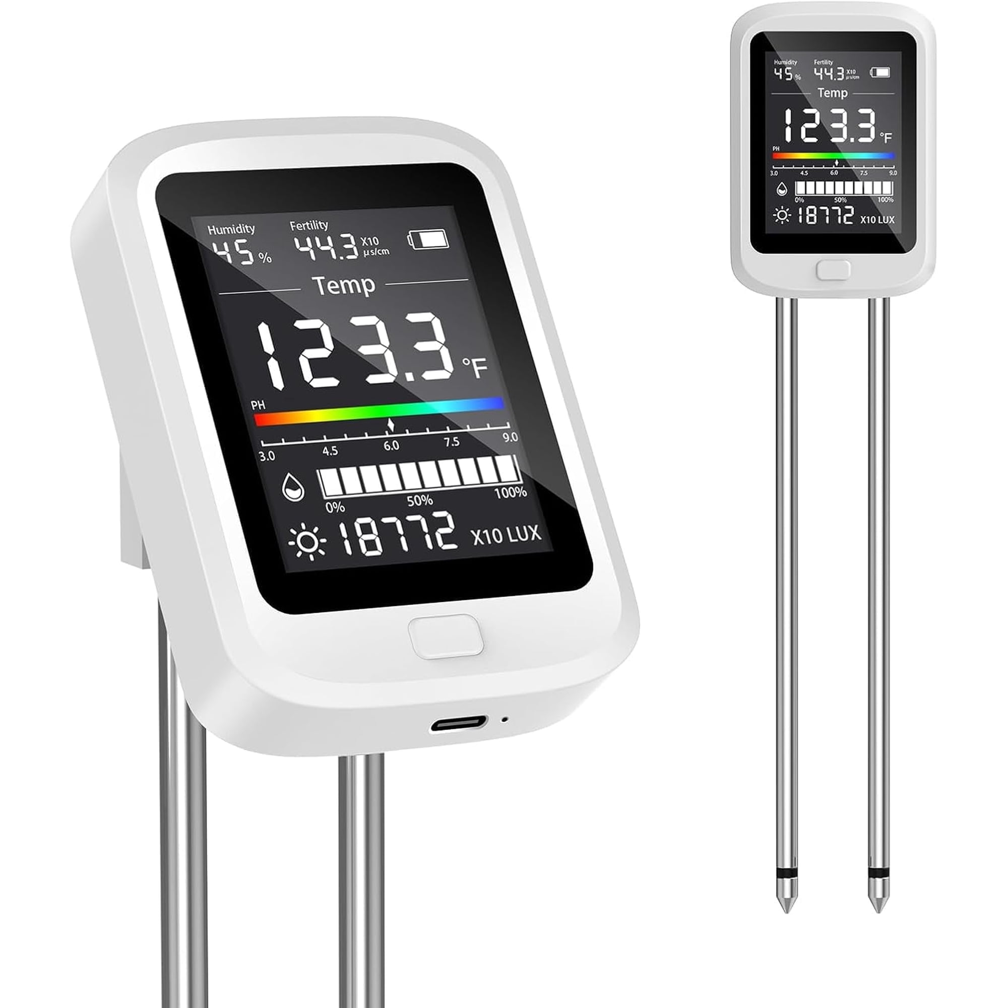 6-in-1 Soil PH Tester Double N - Ph Meter 评论和价格