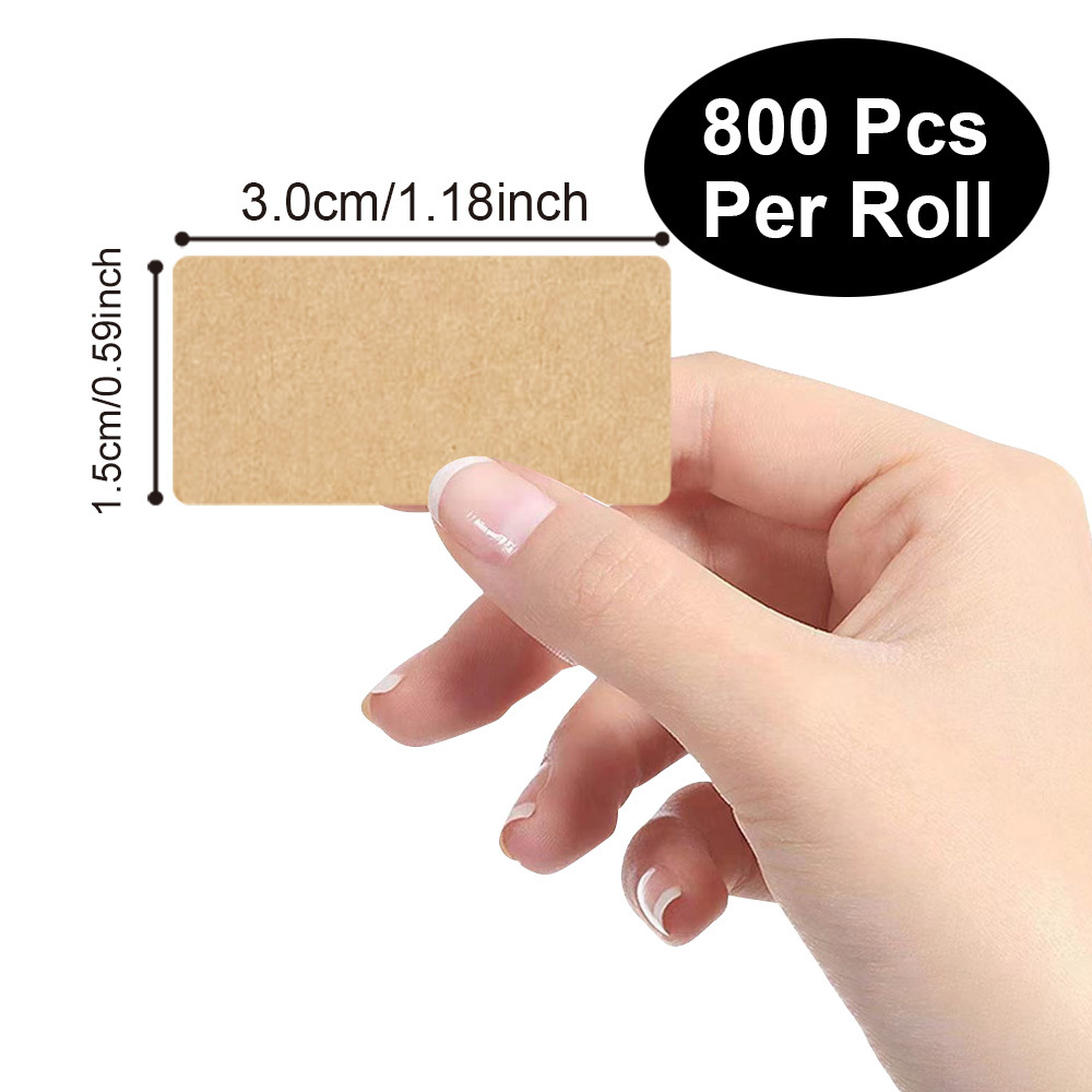 260-800pcs Kraft Paper Sticker - Medical Label 评论和价格
