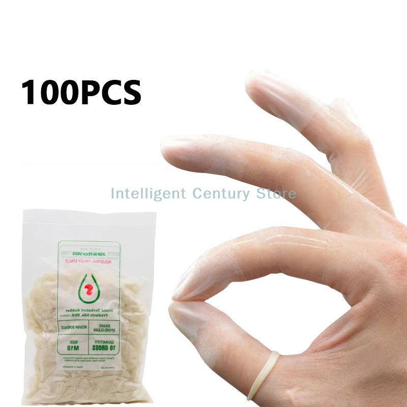 100 Pcs Rubber Non-slip Anti-s - Disposable Gloves Nitrile 评论和价格