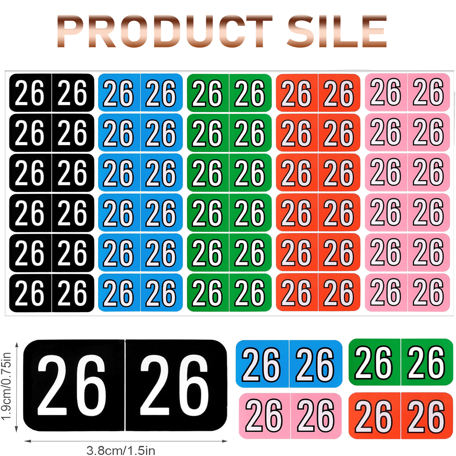 120/240pcs 2026 Year Stickers, - Medical Label 评论和价格
