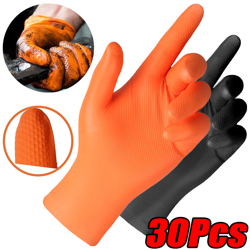 30/10Pcs Thick 8mil Nitrile Gl - Disposable Gloves Nitrile 评论和价格